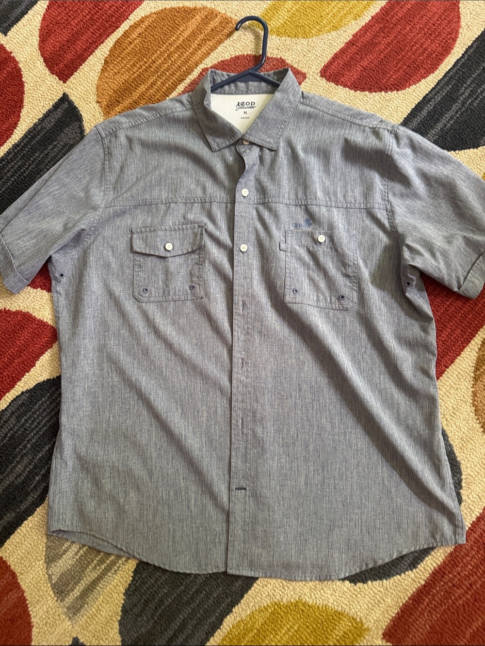 Izod Saltwater short sleeved shirt, size XL